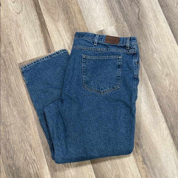 LLBean classic fit flannel lined jeans Size 46x30 - Picture 6 of 7